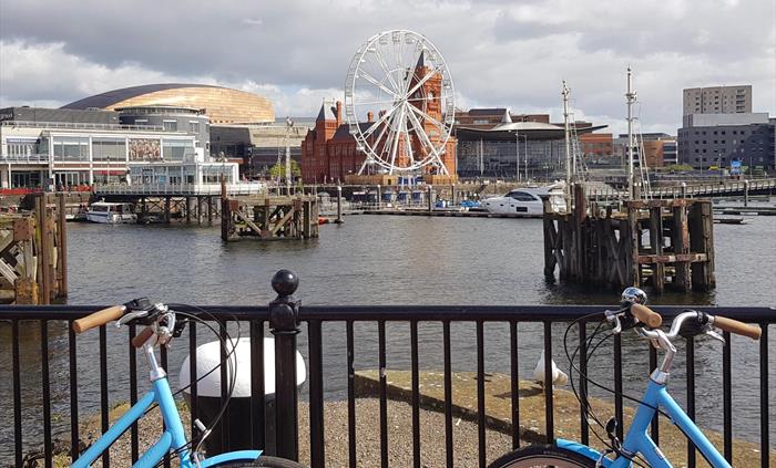 Bikes in Cardiff Bay